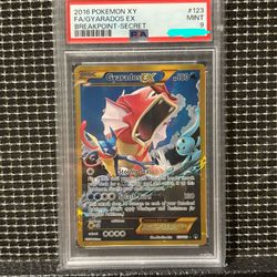Full Art Secret Rare Gyarados Ex PSA 9
