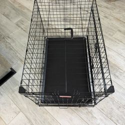 36" double door metal dog Crate
