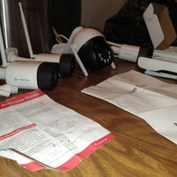 Crystal Vision Security Cams 4 Pack