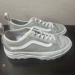 Silver Sparkle Vans 
