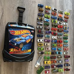 Hot Wheels And Hot Wheels Case