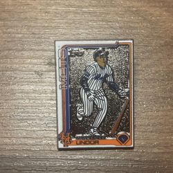 2025 Topps Series 1 Superbox Francisco Lindor Exclusive Enamel Pin New York Mets