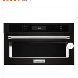 NEW KITCHEN AID IN BOX  27” 220 Volt CONVECTION BUILTIN MICROWAVE WITH DROP DOWN DOOR AND FACTORY WARRANTY 2/10/24