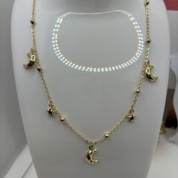 Gold Filled Chain Collar De Enchape De Oro 