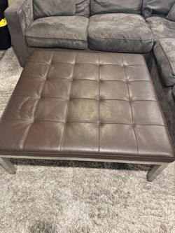 Room and Board Leather Ottoman - save $1000
