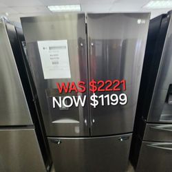 29 Cu. Ft. French Door Refrigerator W/multi Air Flow And Smart Pull Handle Print Proof 