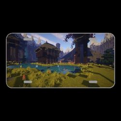 License Plate Novelty Car Front Minecraft Video Game Blocks Block