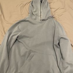 Grey Blue Hoodie