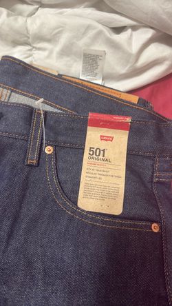 (36x32) NWT Men’s Levi’s 501 Original Fit Jeans – Dark Wash