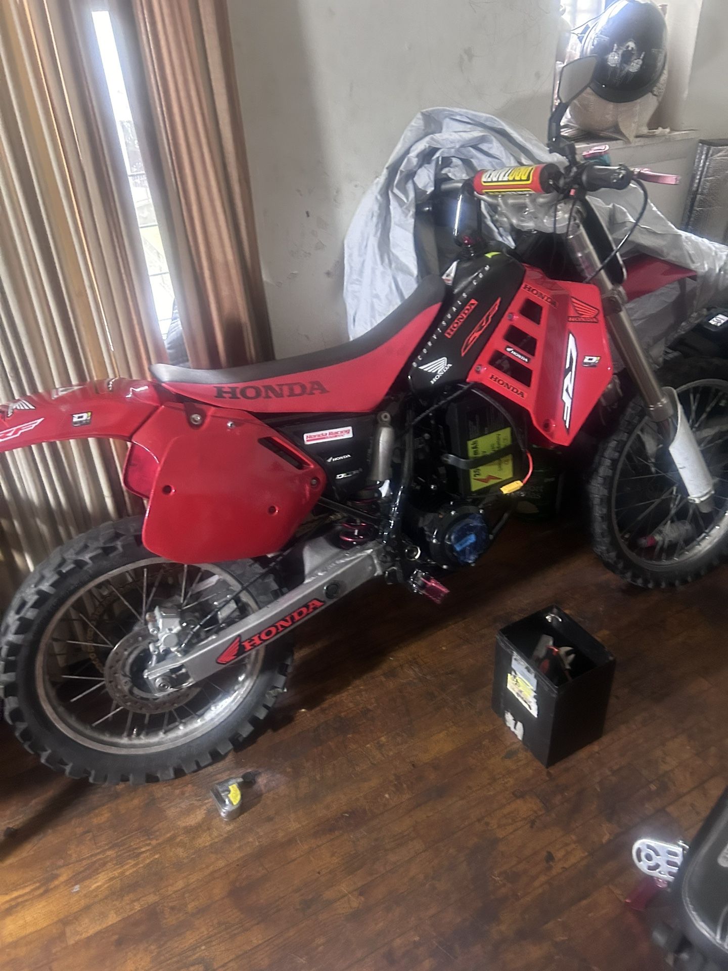 1991 Honda crf classic converted into electric everything new🔥🔥🔥🔥🏍️💨🔌🔑👏🏾👏🏾👏🏾💯