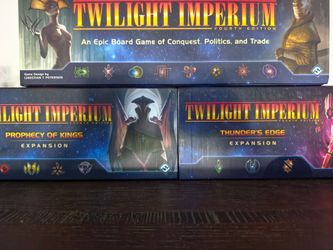 Twlight Imperium 4, Both Expansions, Custom Table and Limited Edition Accessories