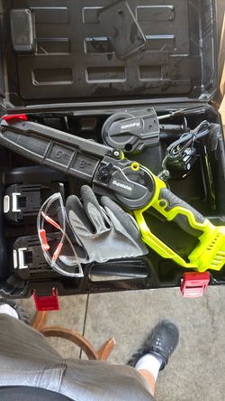 Supstable Cordless Mini Chainsaw Kit with Case