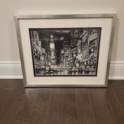 2 Times Square NY City Prints In Frames
