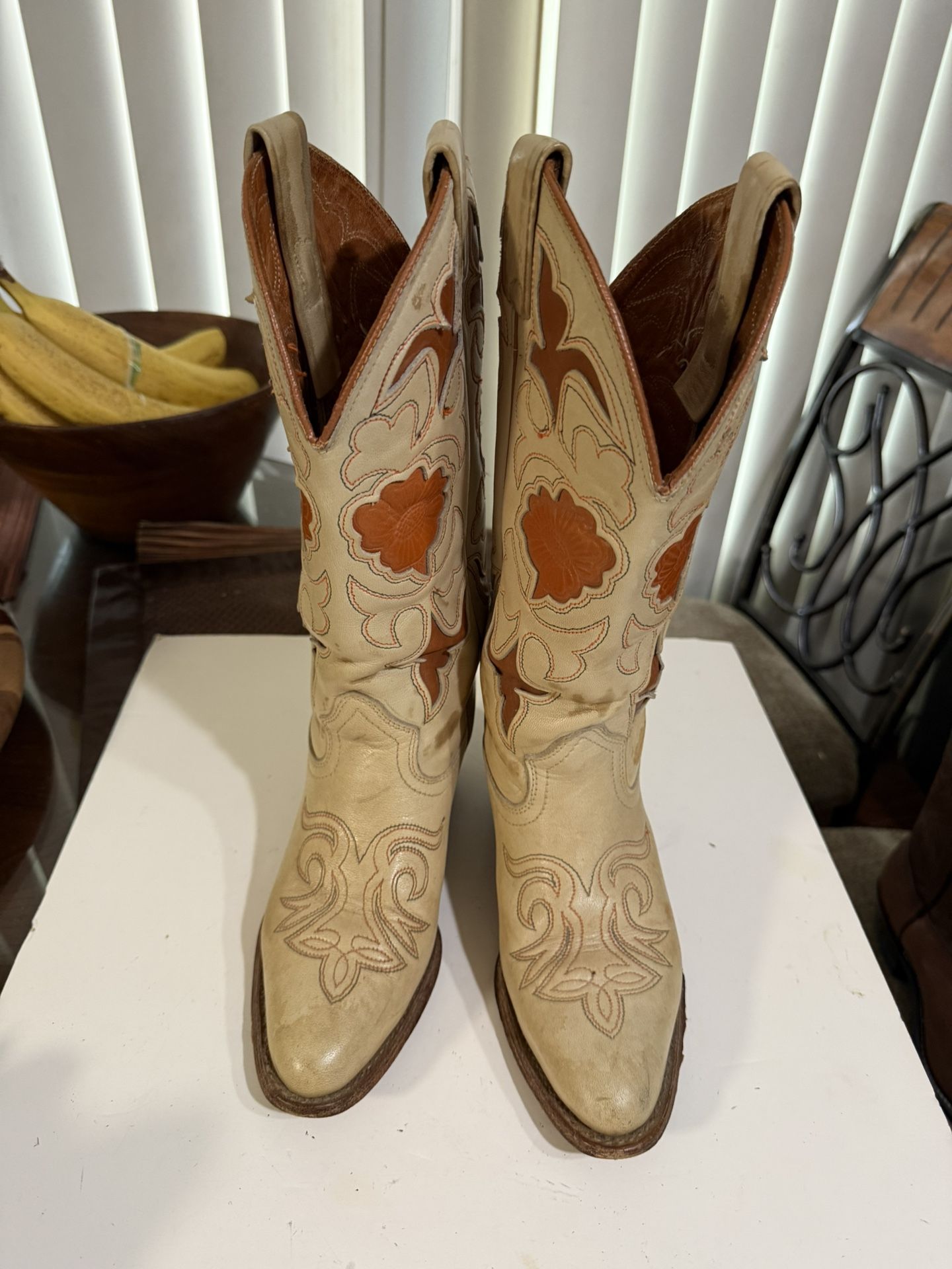 Women’s Vintage Texas Brand Leather Western Boots