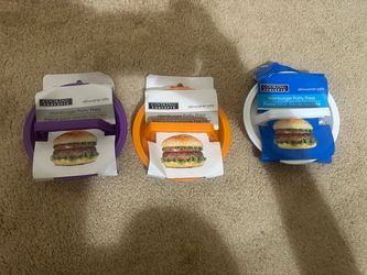 Hamburger patty press