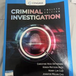 Criminal Investigation Twelfth Edition