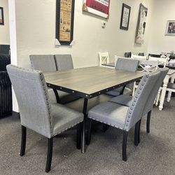 Dining Table With 6 Chairs 