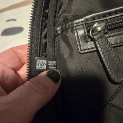 Michael Kors Rhea Striped Pebbled Backpack 