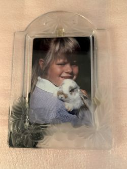 Brand New Glass Crystal Picture Frame 