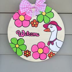 Handmade door sign