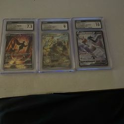 Galarian Articuno 182/172 Galarian Articuno V Tg16/Tg30 Dudunsparce 229/193 Cgc Slab Lot 