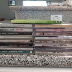 CD Lot Lady Female Artists Women Singers Country Music Faith Hill Dolly Parton Bonnie Raitt Sara Evans Trisha Yearwood Martina McBride Alison Kraus 