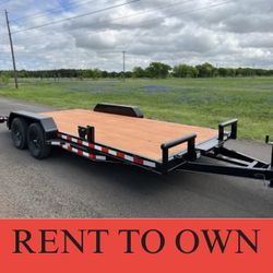 Brand New 18x83 Car Hauler Trailer !Rent To Own!