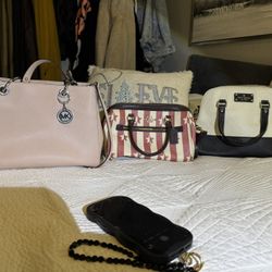 MK.  KATE SPADE. AND. COACH. HAND BAG LIKE NEW
