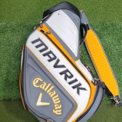 Callaway Golf Tour Staff Bag Mavrik White/Orange