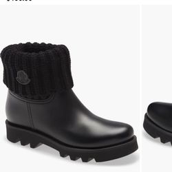 Moncler Black Boots