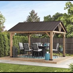 Gazebo 12x10 Wood Pavilion 