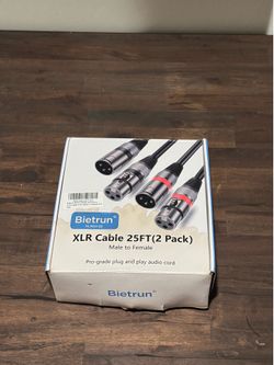 Premium Heavy Duty XLR Cables 25FT