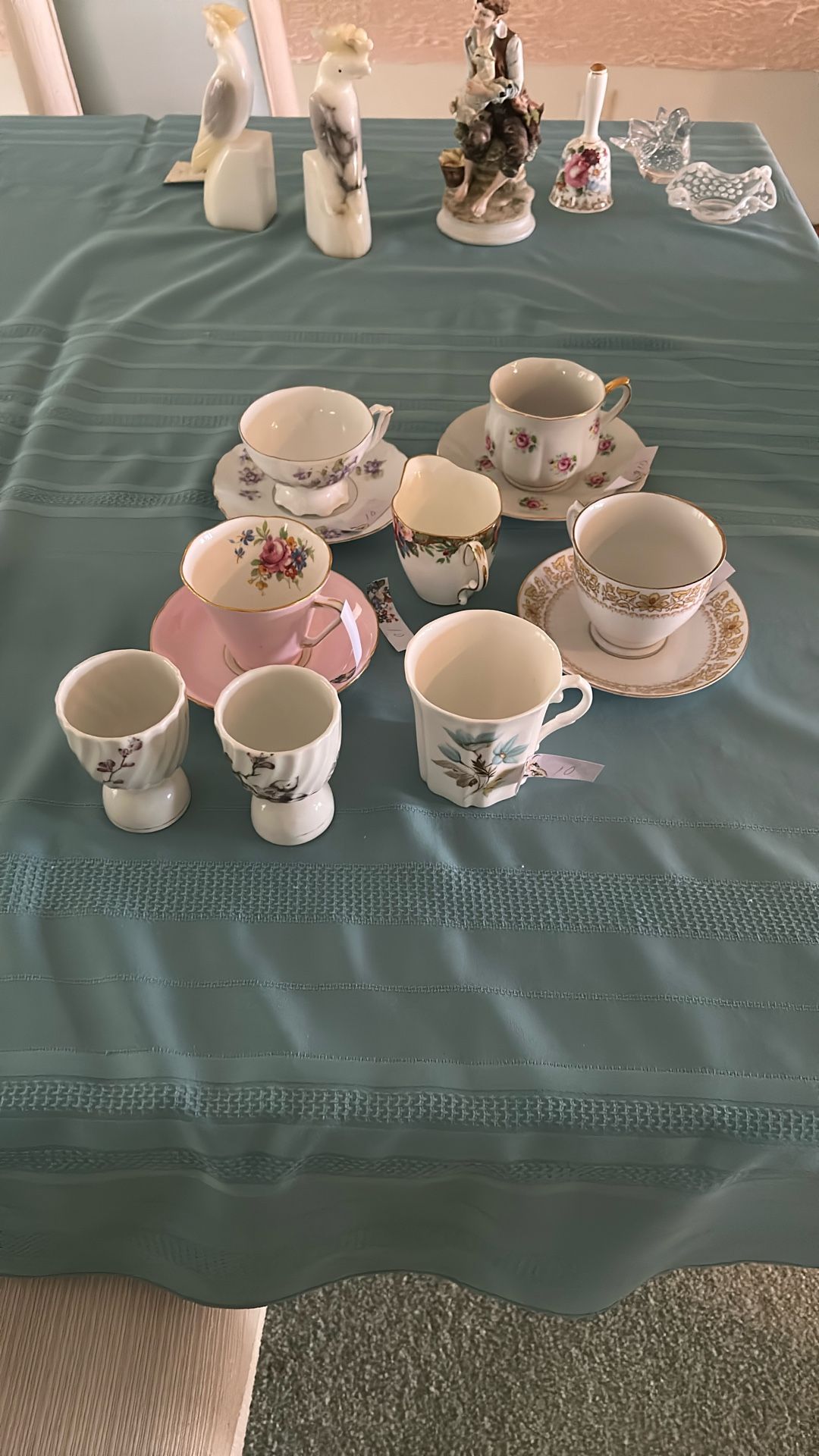Antique tea cups, plus more