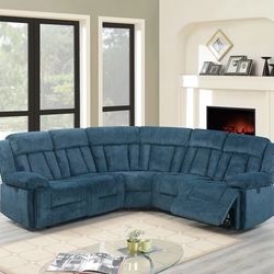 New Power Franco Recliner Sectional Couch / Free Delivery 