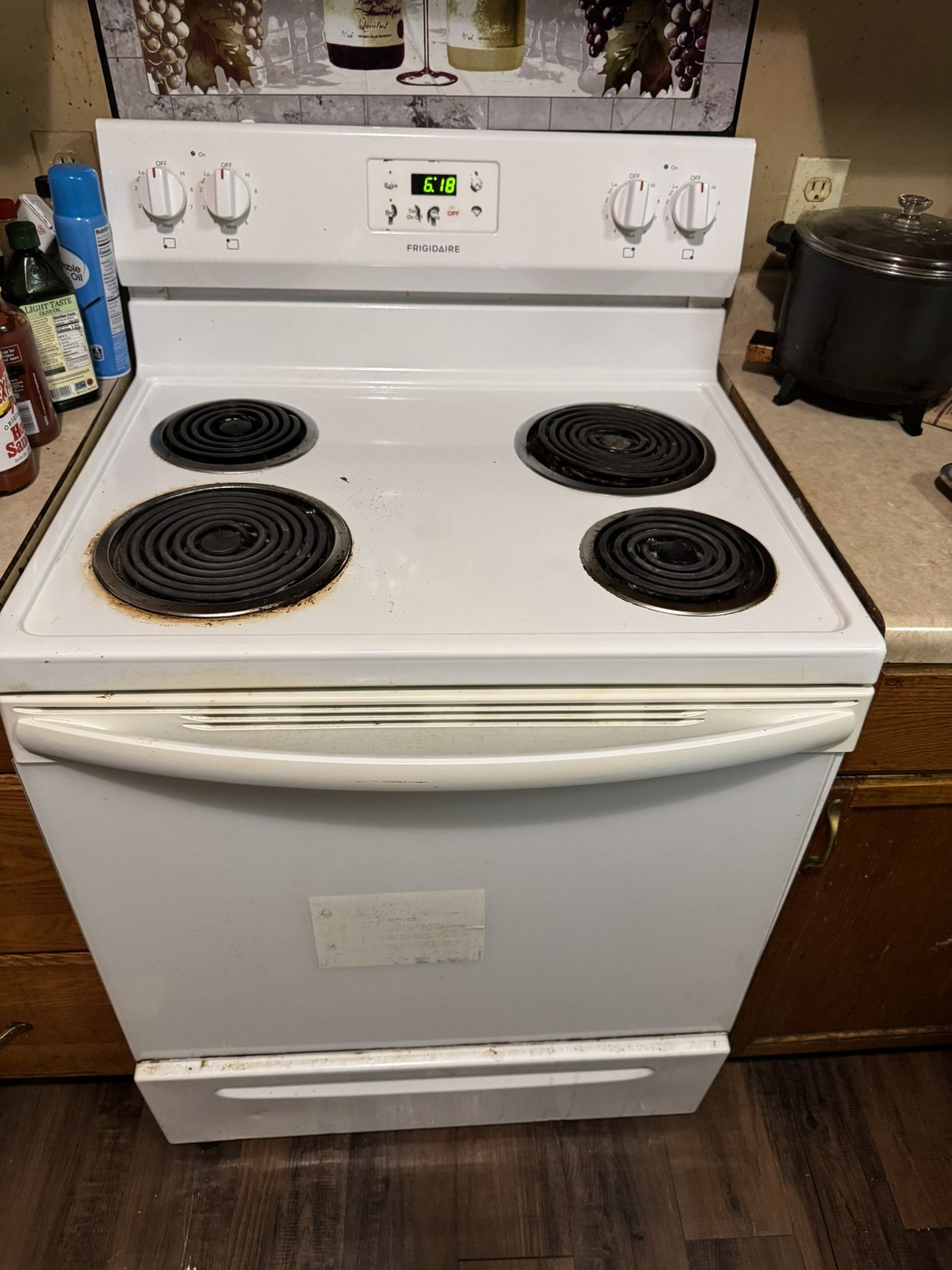 Stove And Big Microwave