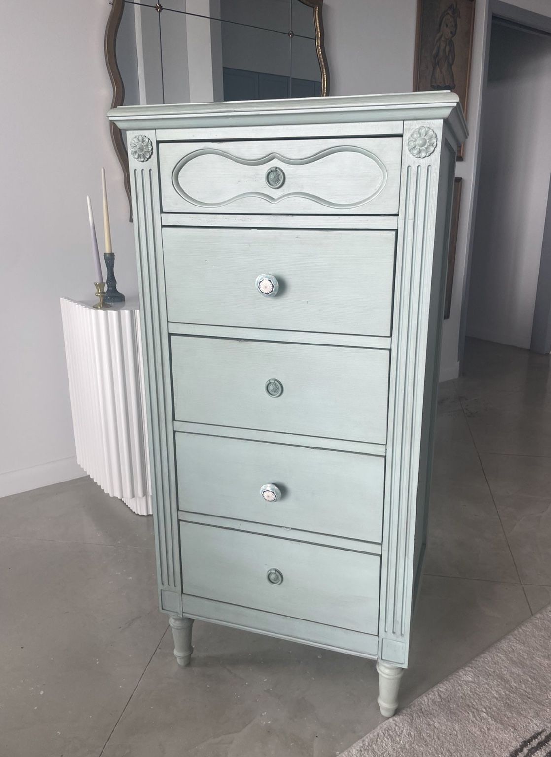 strapless open back dress Cloud Handle Kids Dresser and Wardrobe Set – Pastel Modern Storage – Boring  Chair