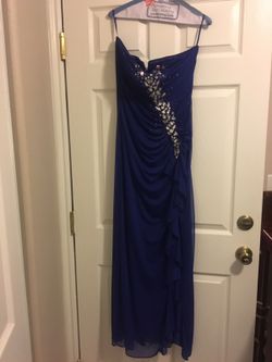 Royal blue dress
