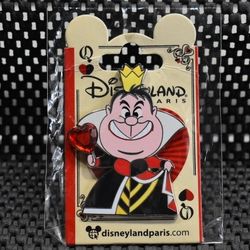 Disney Queen Of Hearts Cutie Big Head Pin