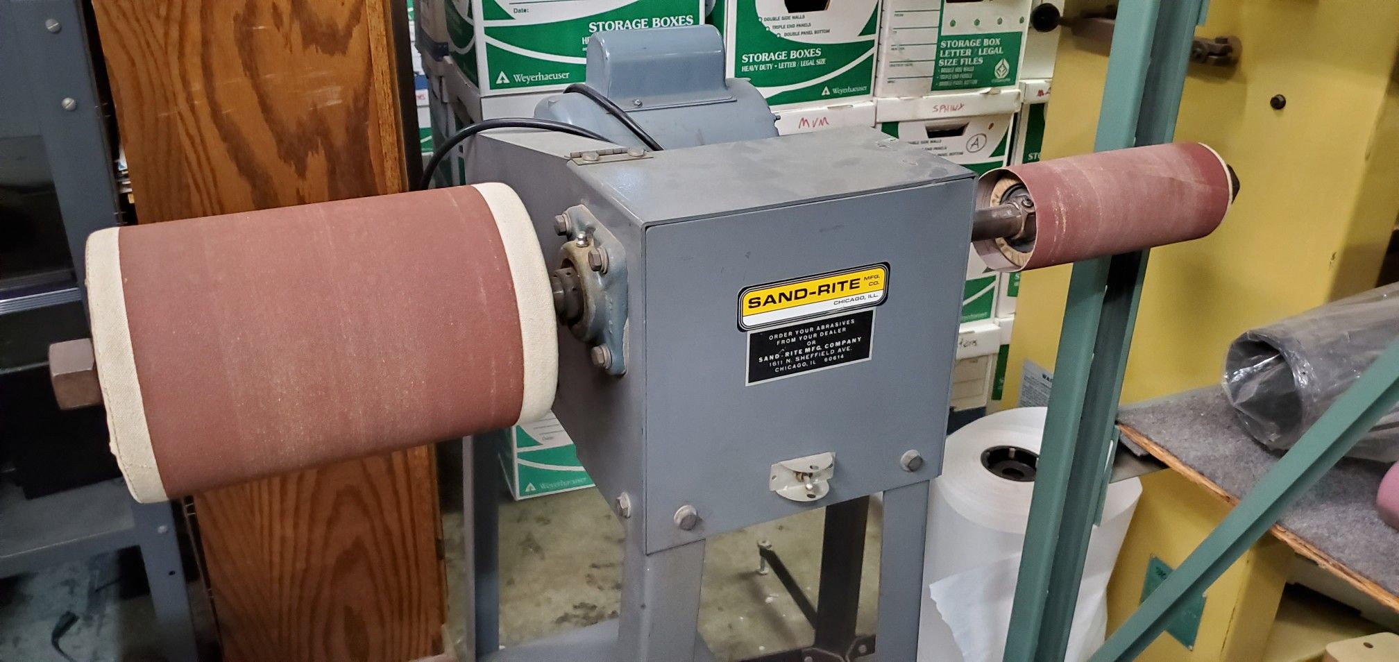 SandRite pneumatic drum sander on stand for Sale in Irwindale, CA
