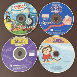 Fischer Price Ready For School Kindergarten Thomas Friends Jump Start Math 4 CDs
