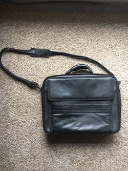Leather Business and Messenger Bag