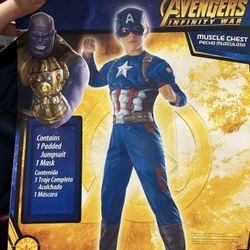 Captain America Boy Costume