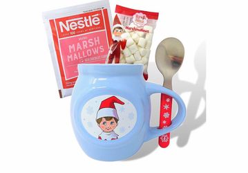 Elf on the shelf mug set