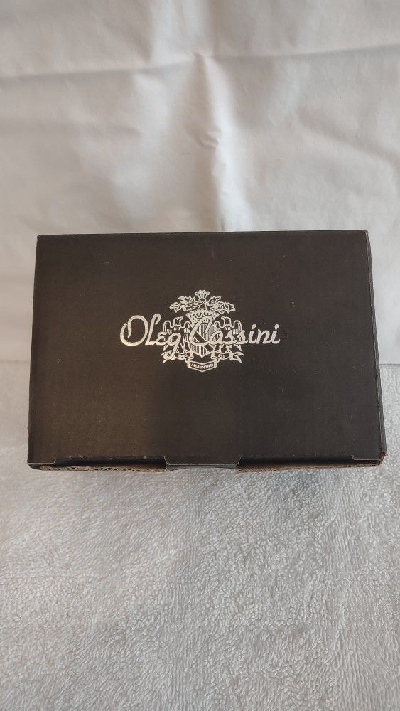 OLEG CASSINI Signed Candle Holders