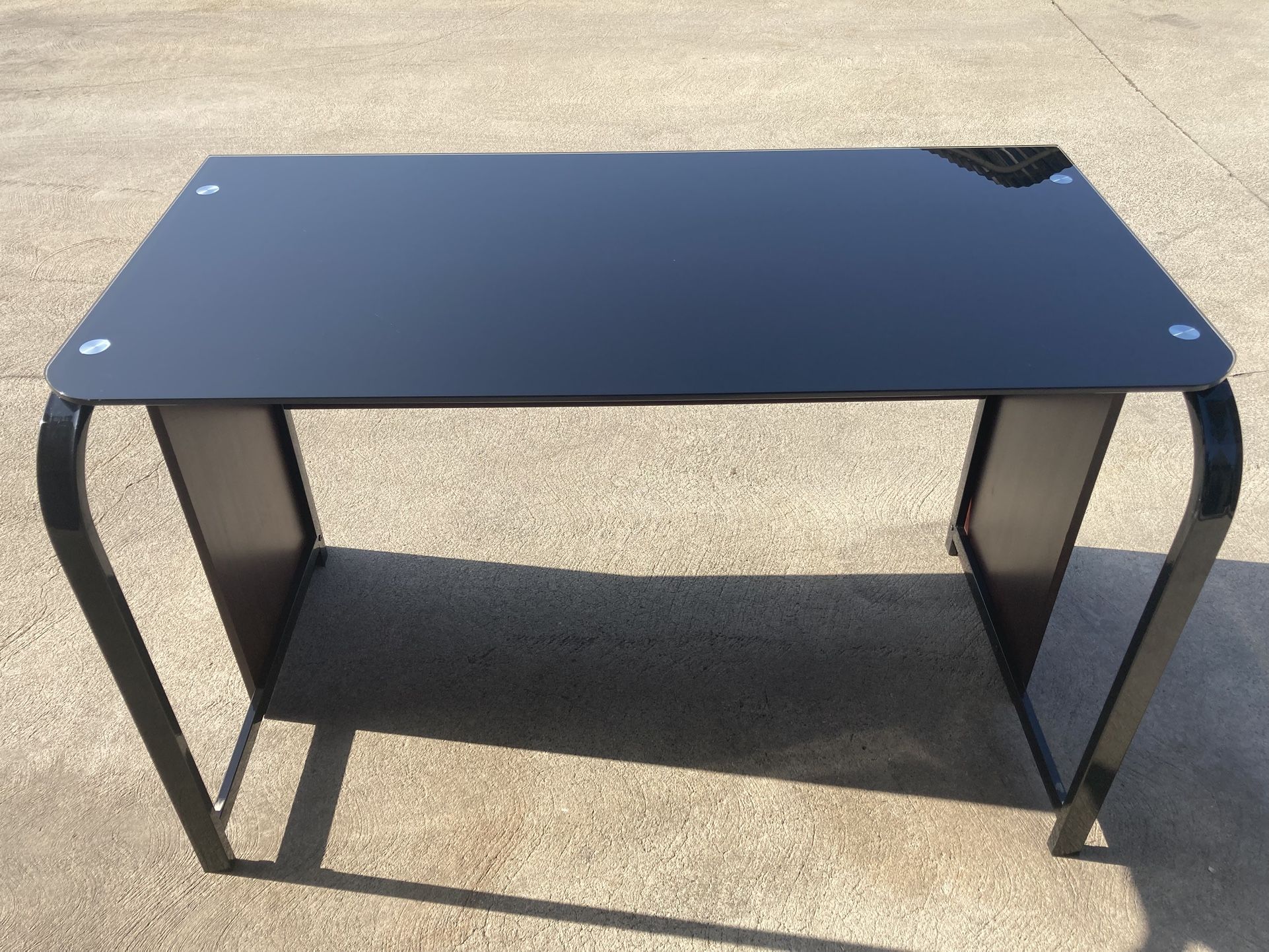 Glass Top Computer Desk - Z-Line Designs