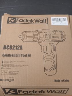 FadakWalt DC8212A Cordless Drill Tool Kit