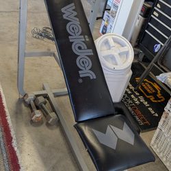 Weight bench press