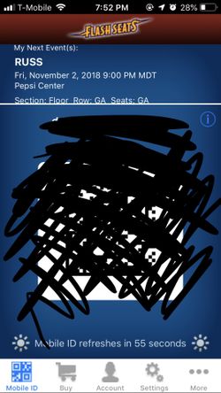 RUSS tonight show Floor GA