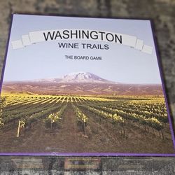 Washington Wine Trails The Board Game. Facts & Trivia! (2008) Brand New & Sealed