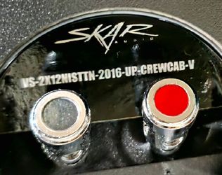 Subwoofer box for truck